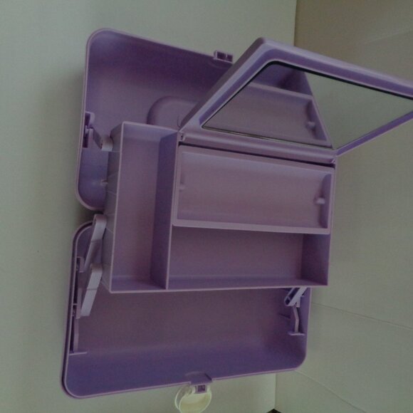 CABOODLES LAVENDER MAKEUP ORGANIZER - EUC - Picture 6 of 6